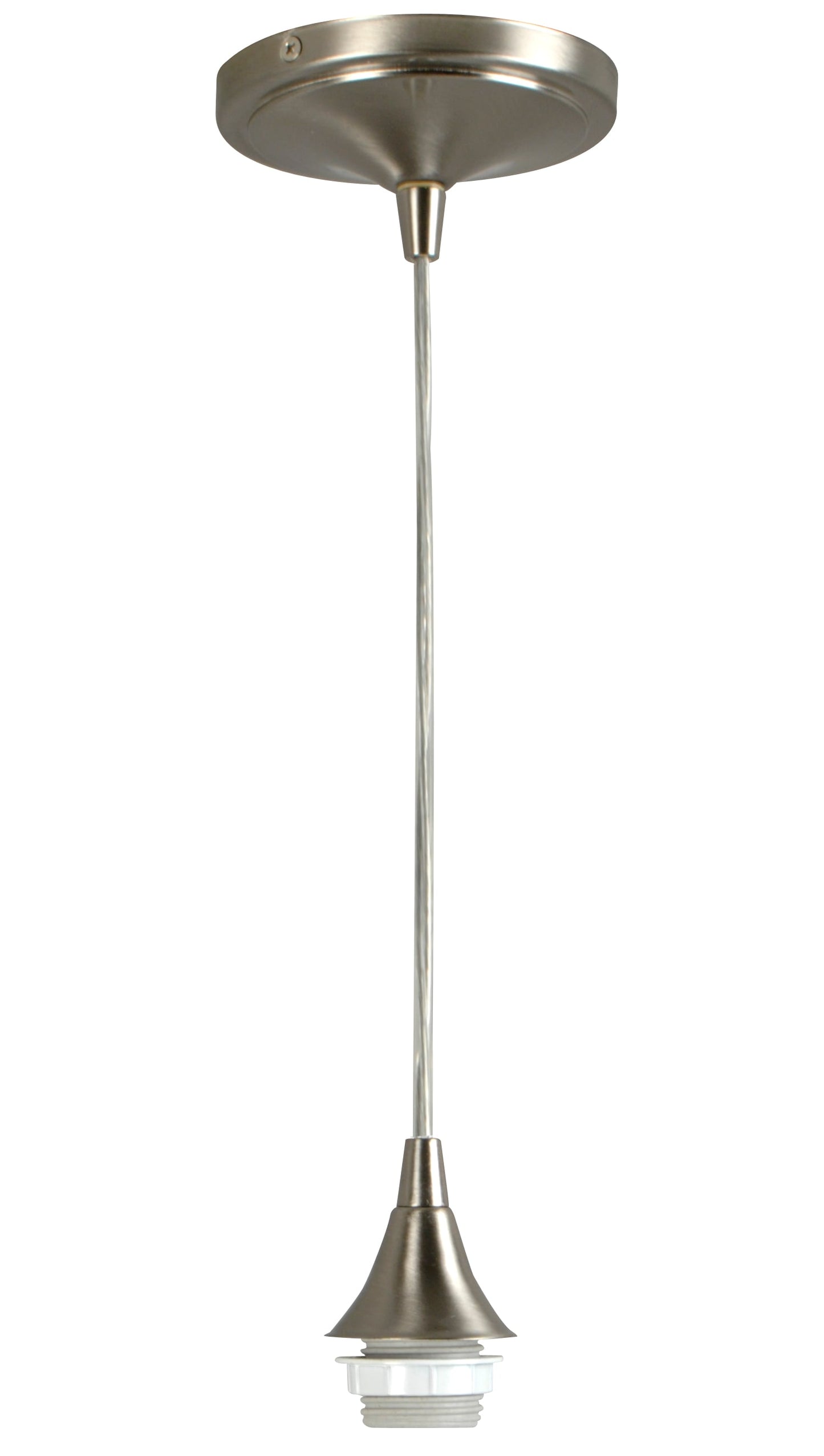Style Selections Nickel Cylinder Pendant Light