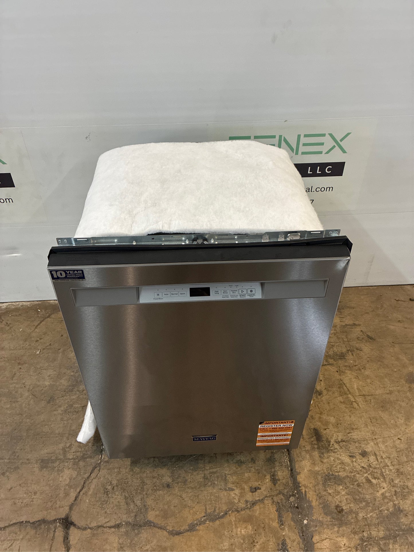 Maytag 24" SS Dishwasher, 50 dBA