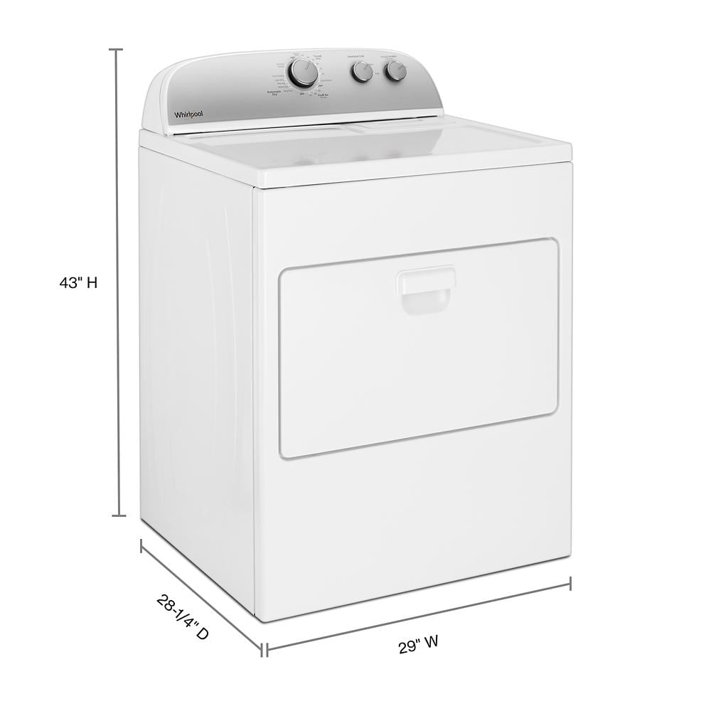 Whirlpool 7-Cu. Ft. Gas Dryer (White)