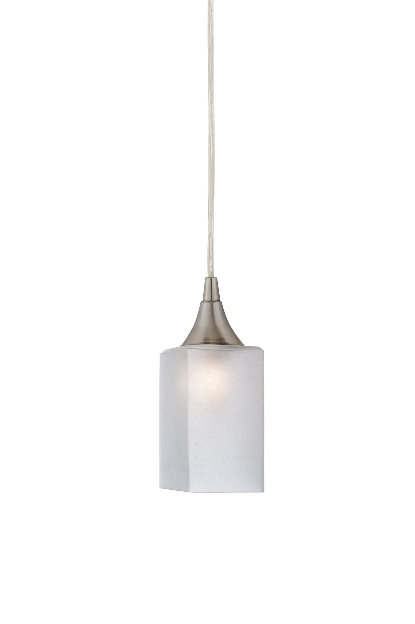 Style Selections Nickel Cylinder Pendant Light