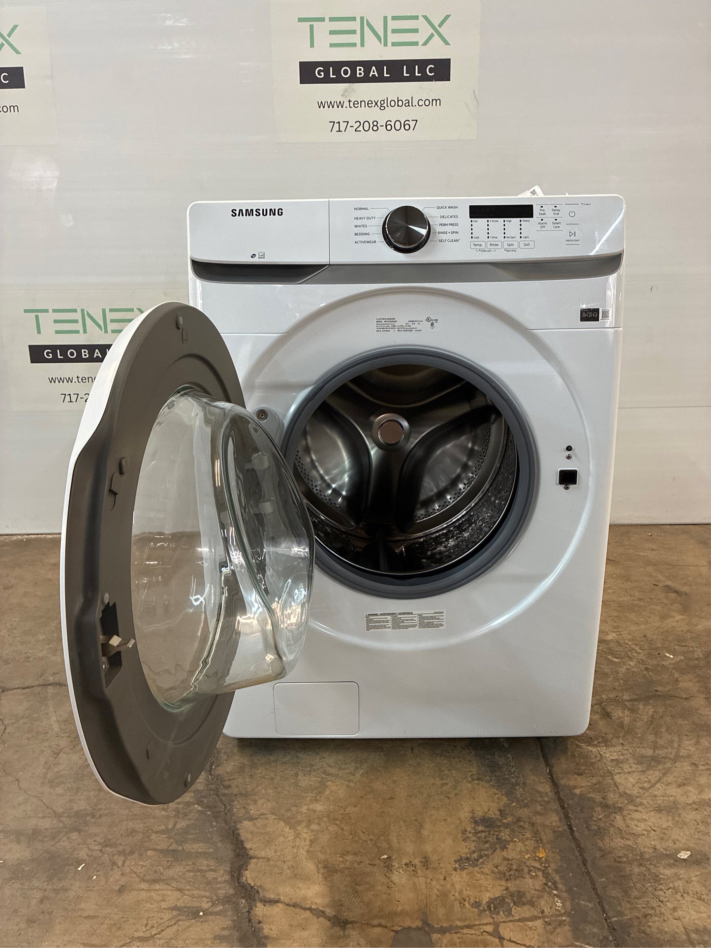 Samsung 4.5-cu ft Stackable Washer (White)
