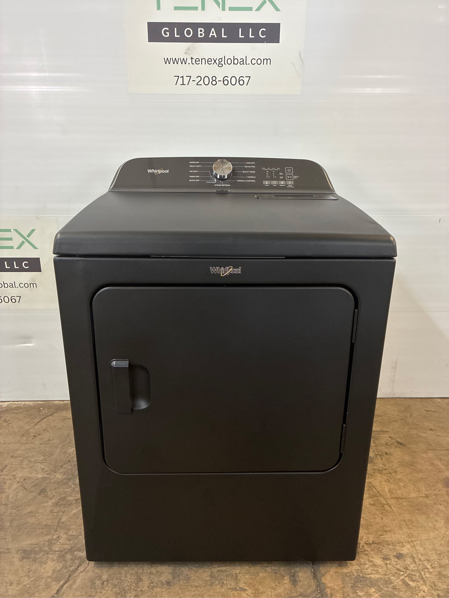 Whirlpool 7.0 cu.ft. Vented Electric Dryer in Volcano Black