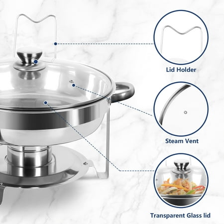 IMACONE 5QT Chafing Dish Buffet Set, 2-Pack