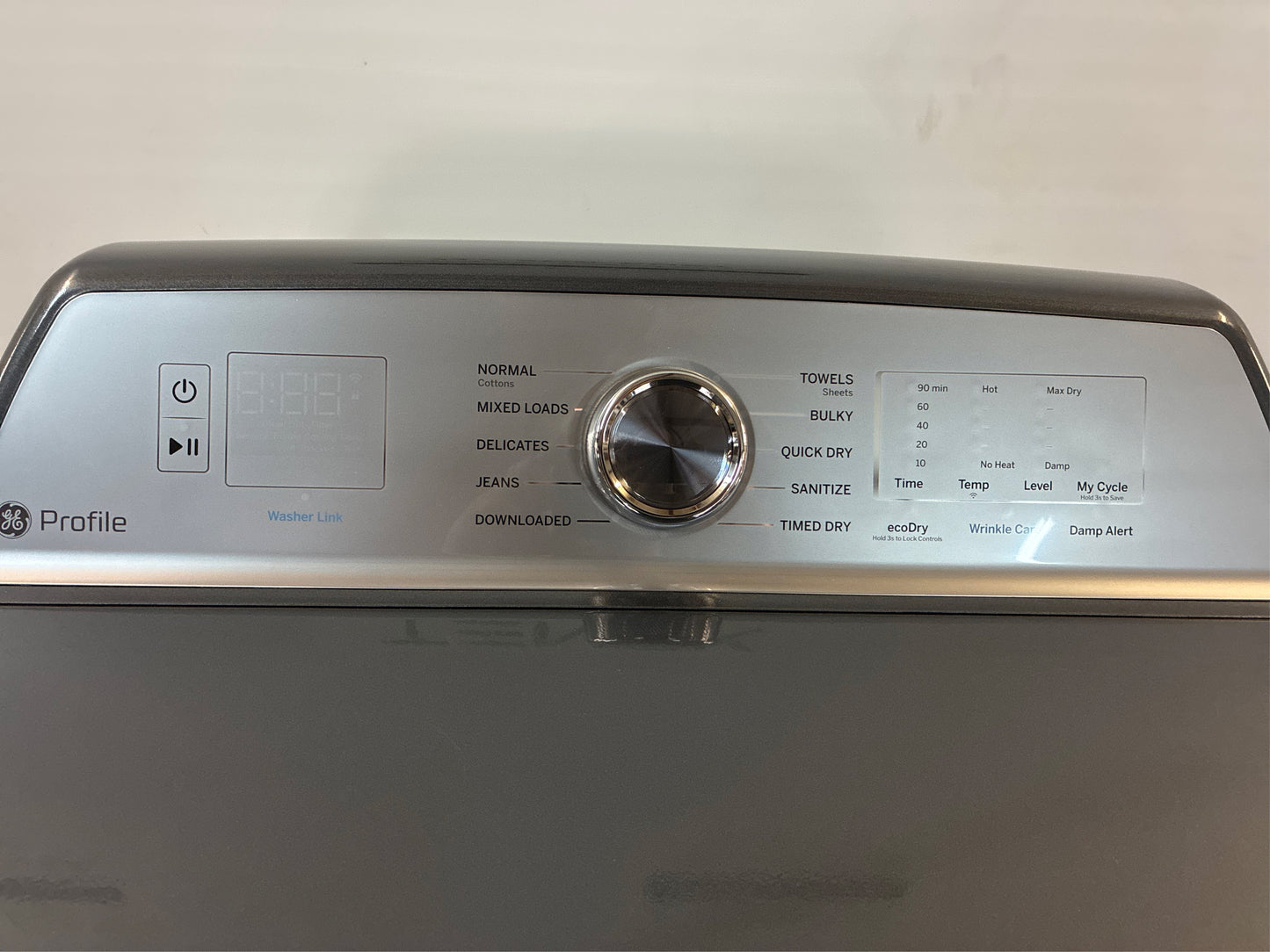 GE Profile 7.4-cu ft Electric Dryer (Gray)