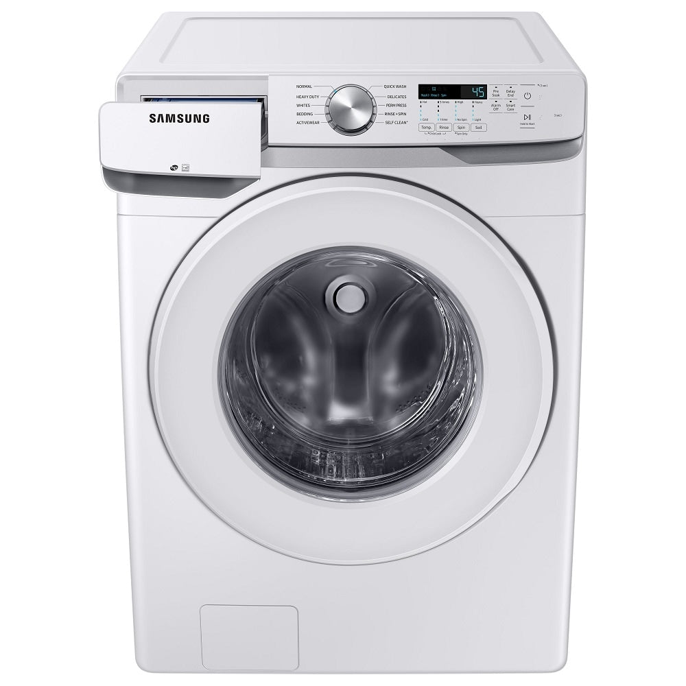 Samsung 4.5-cu ft Stackable Washer (White)