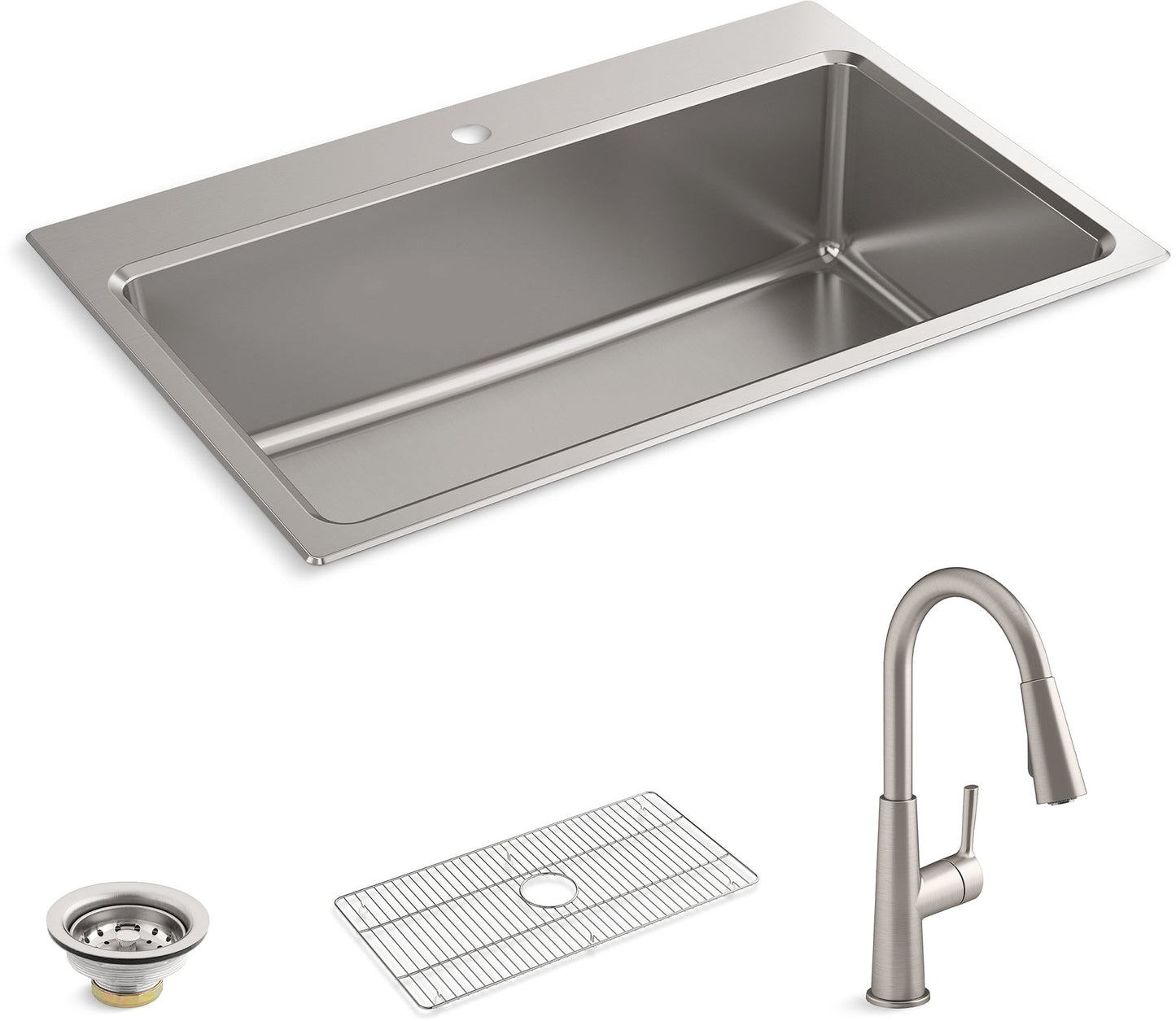 KOHLER Prologue 33x22 Sink All-in-One Kit