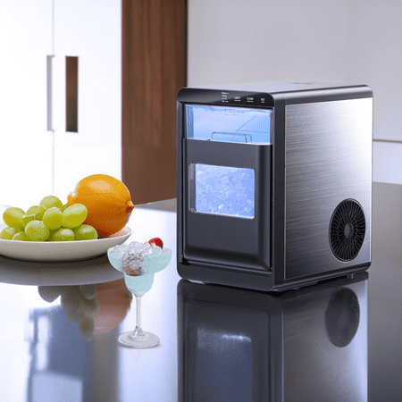 SIMZLIFE Nugget Ice Maker, 44lbs/24H