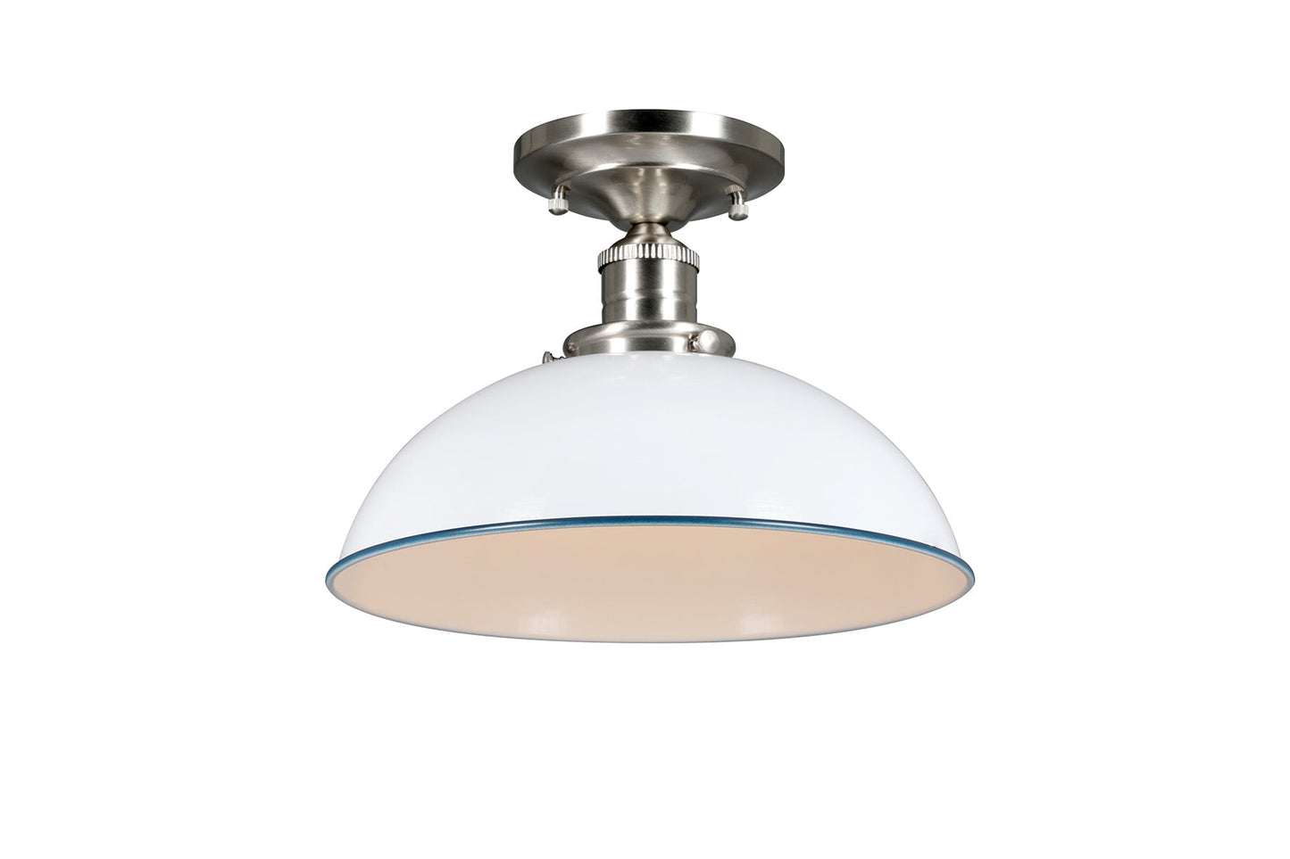 allen + roth Leigh 1-Light 12.5-in Semi Flush