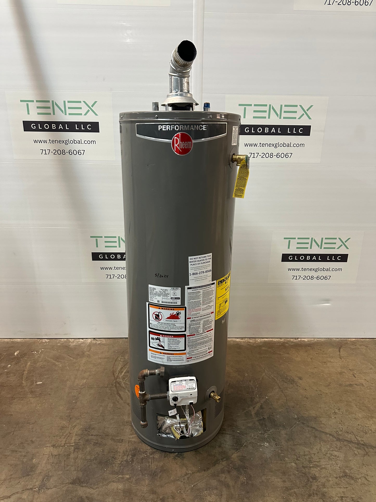 Rheem 40 Gal. Tall Gas Water Heater