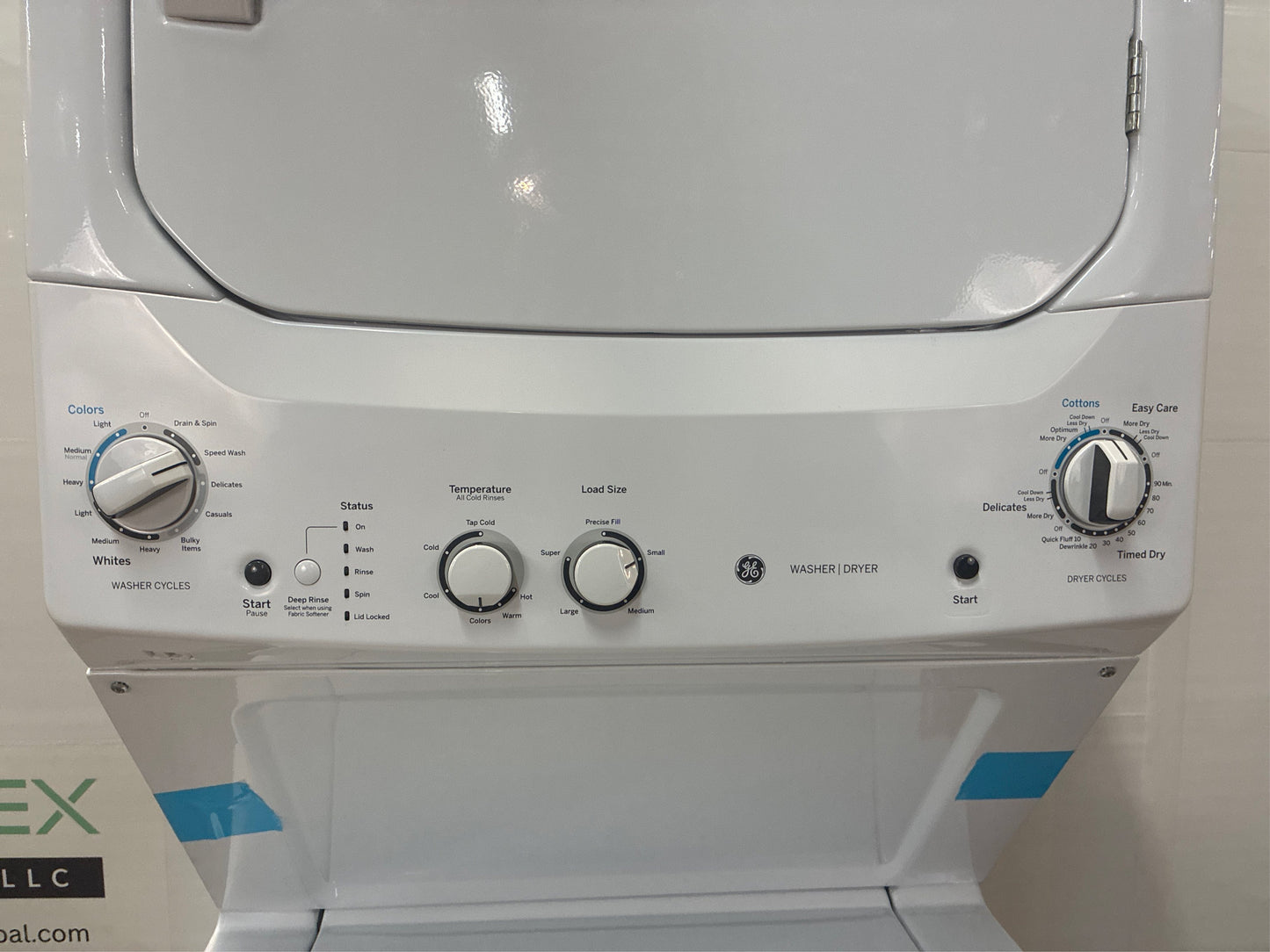 3.8 cu. ft Washer 5.9 Gas Dryer White