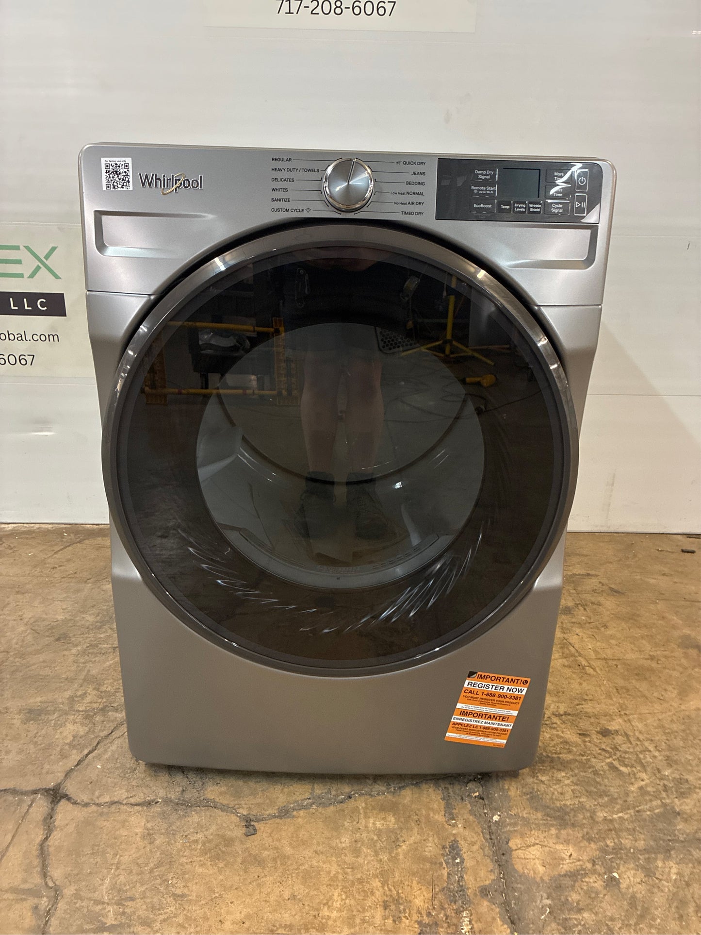 Whirlpool 7.4 cu. ft. Electric Dryer in Silver