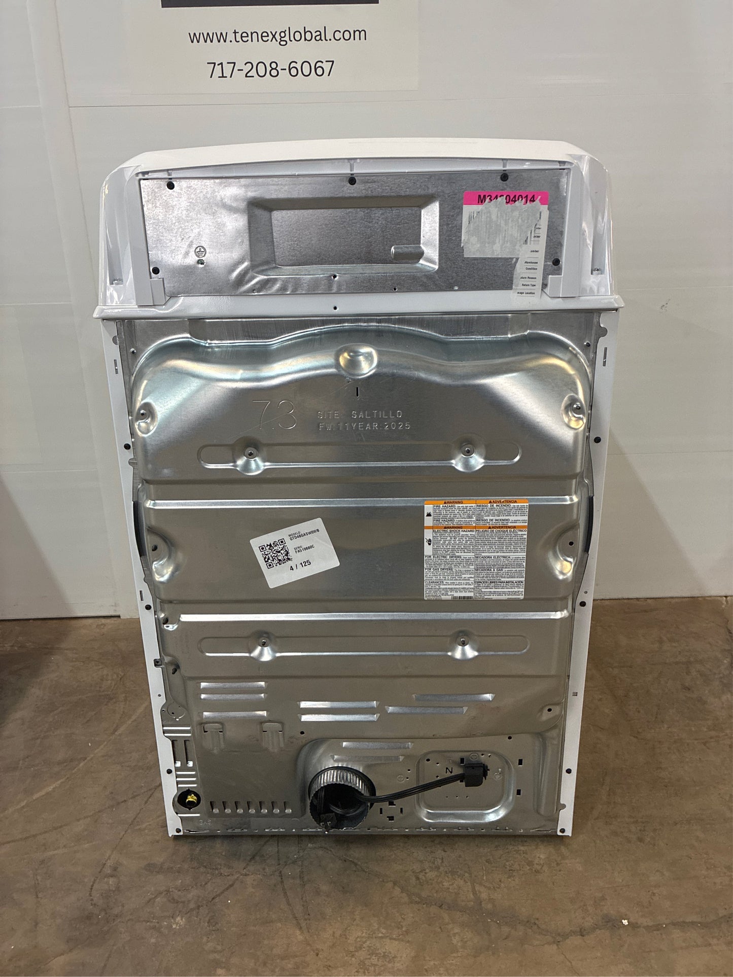 GE 7.2-cu ft Vented Gas Dryer ( White )