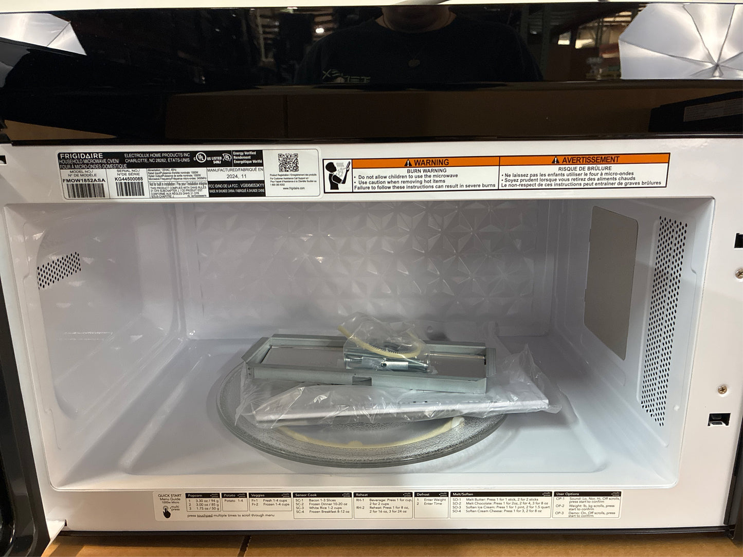 1.8 cu. ft. Over Range Microwave Stainless