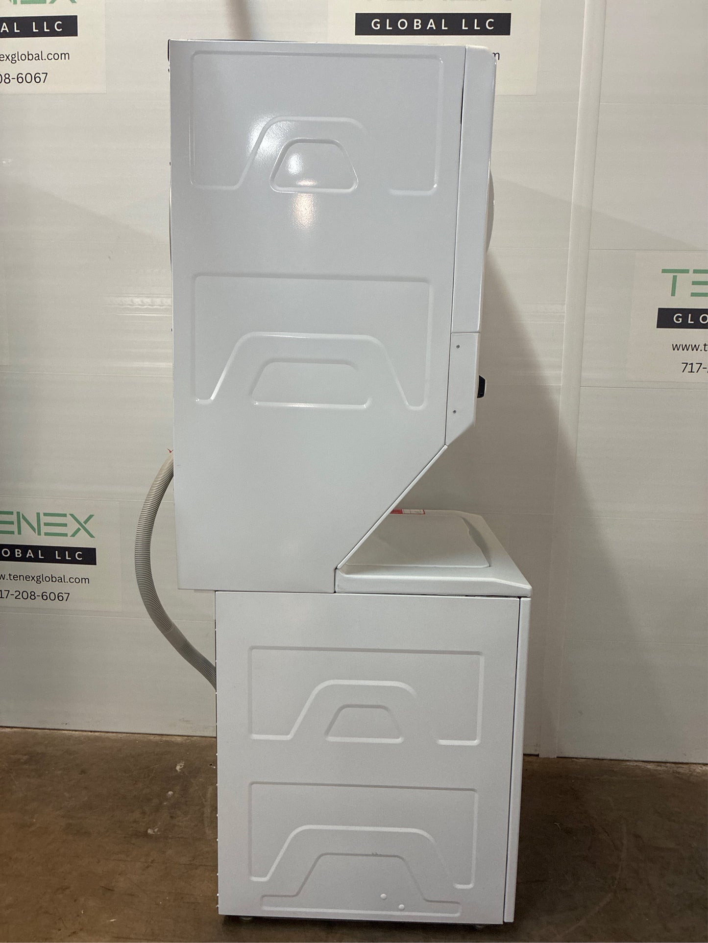 GE Washer & Electric Dryer Combo, White