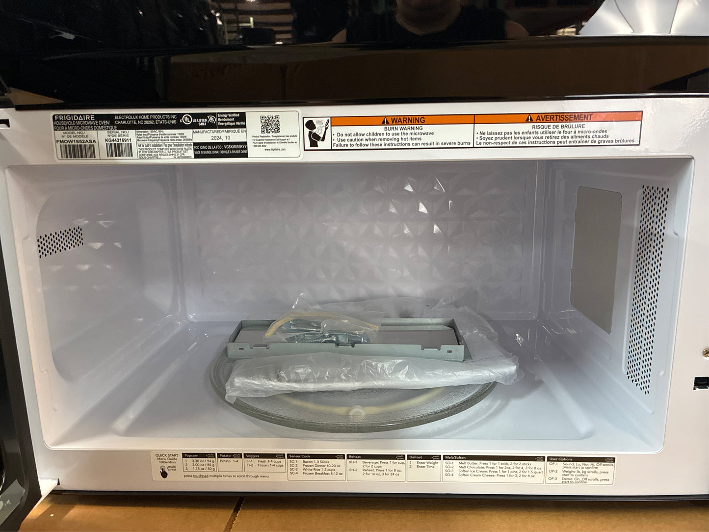 1.8 cu. ft. Over Range Microwave, Stainless