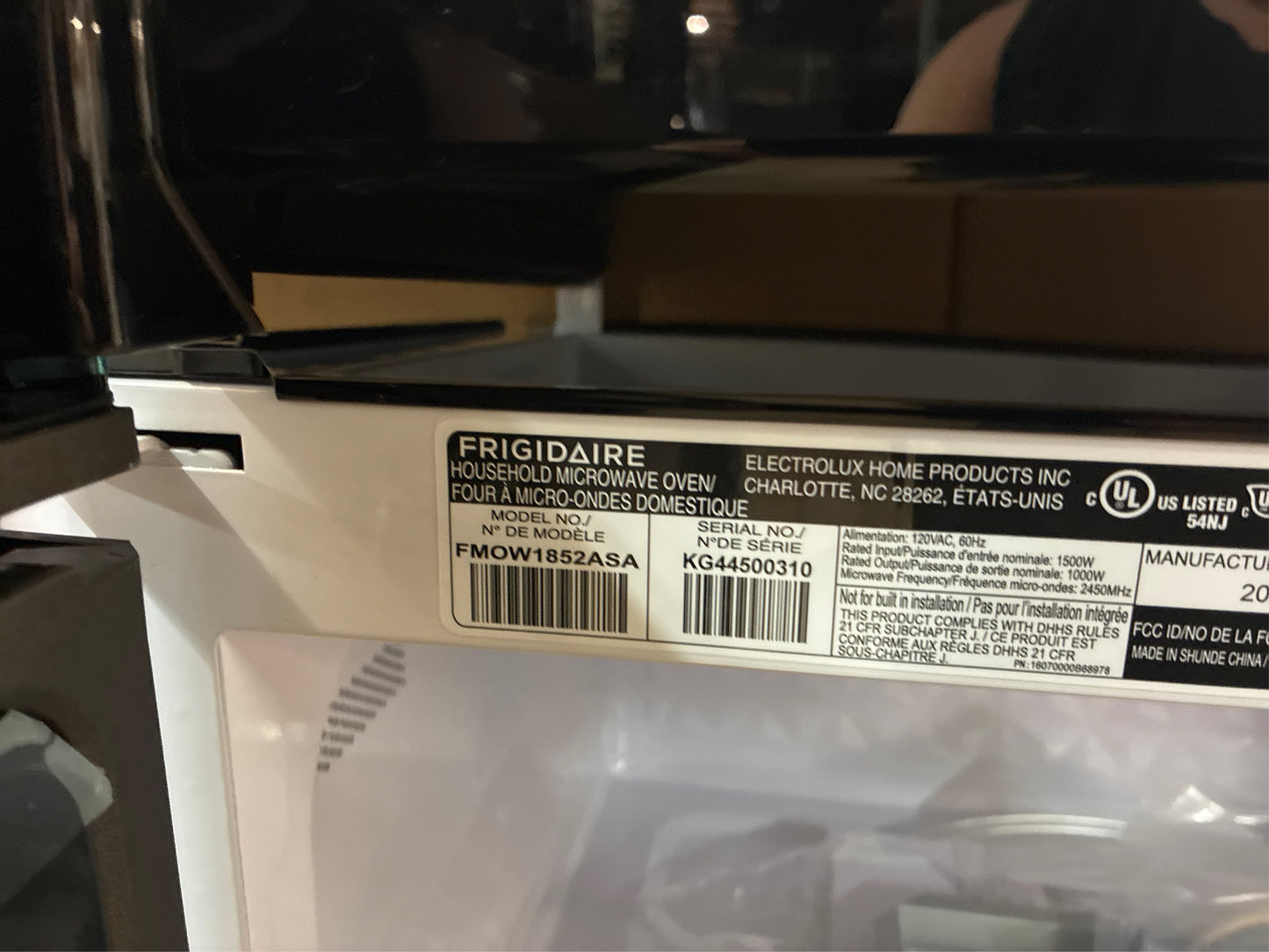 1.8 cu. ft. Microwave, Stainless Steel