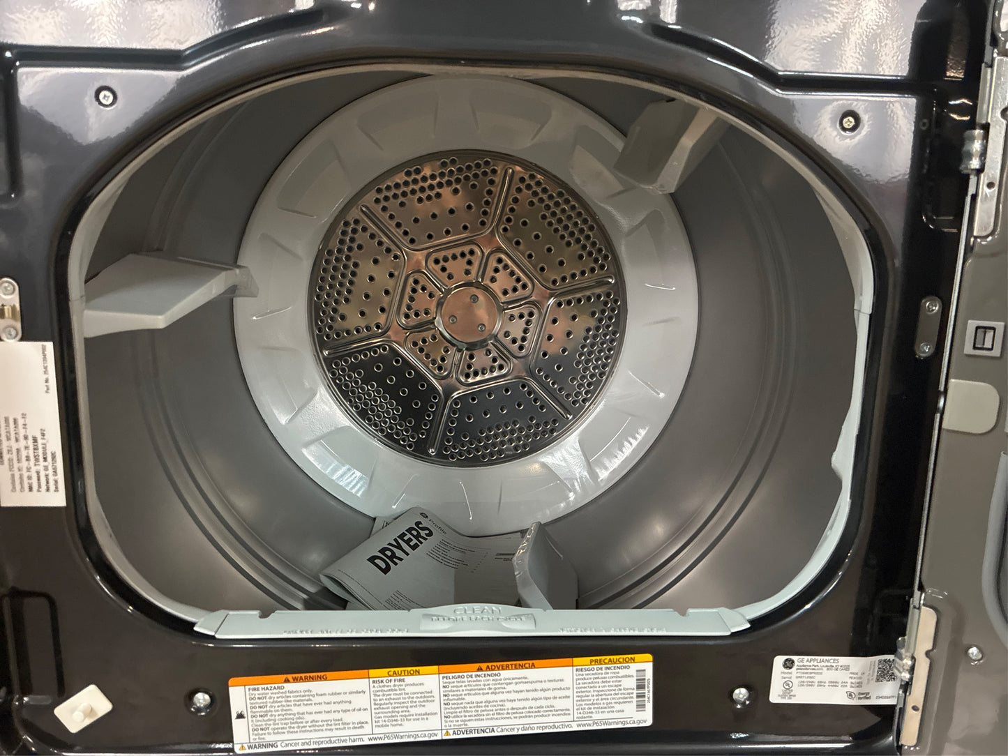 GE Profile 7.4-cu ft Electric Dryer (Gray)