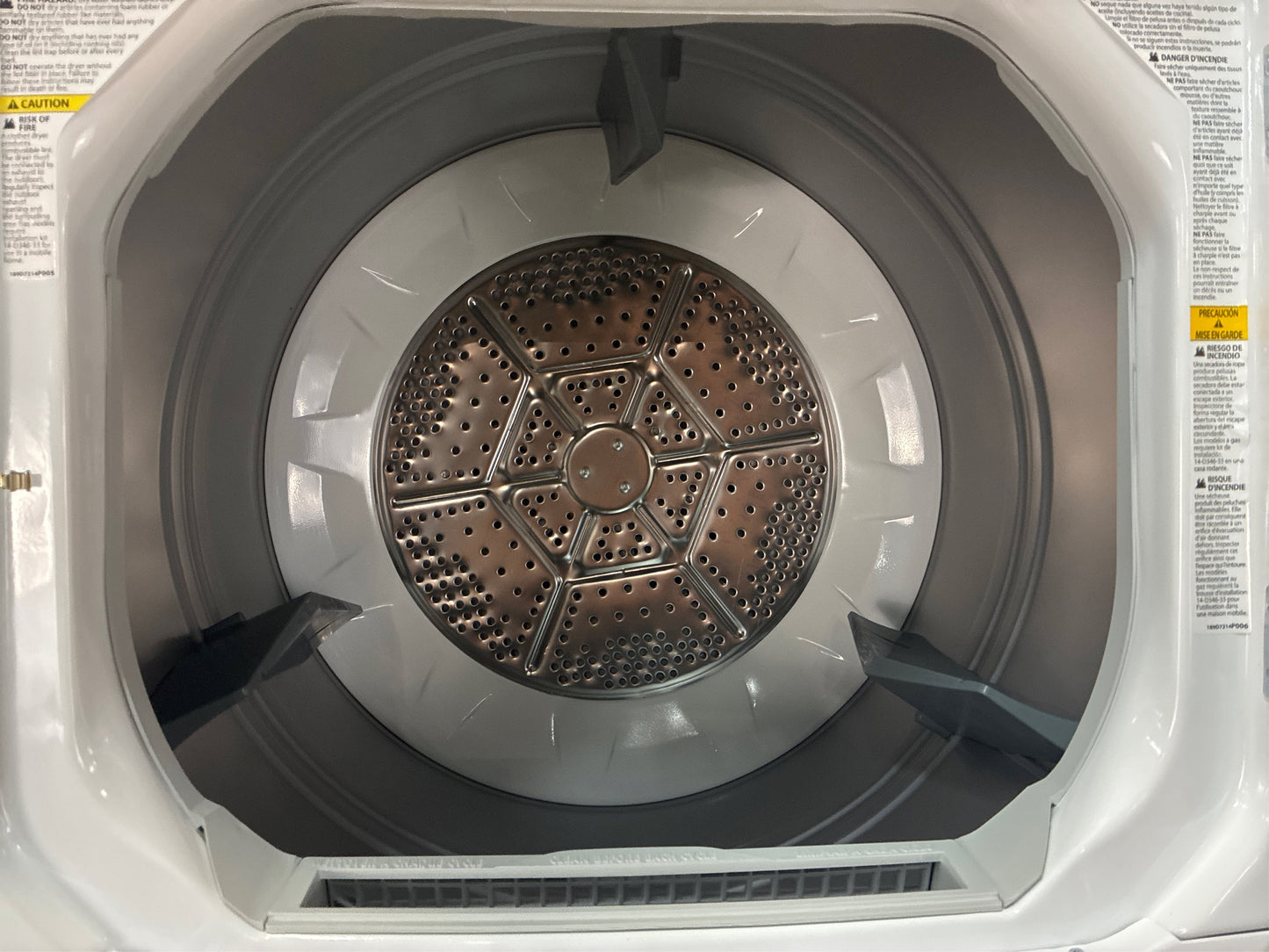 GE Washer & Electric Dryer Combo, White