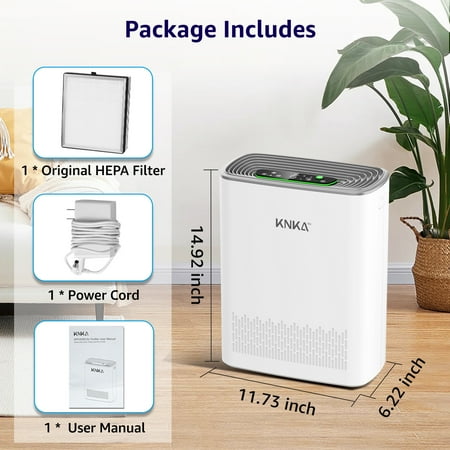 KNKA Air Purifiers for Large Rooms 3500 Sq.ft