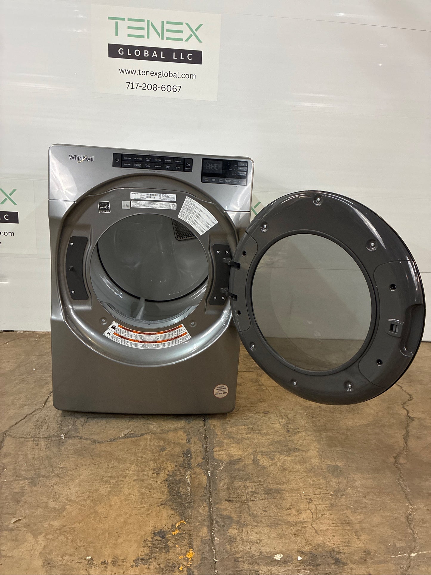 Whirlpool 7.4 cu. ft. Vented Gas Dryer in Chrome Shadow