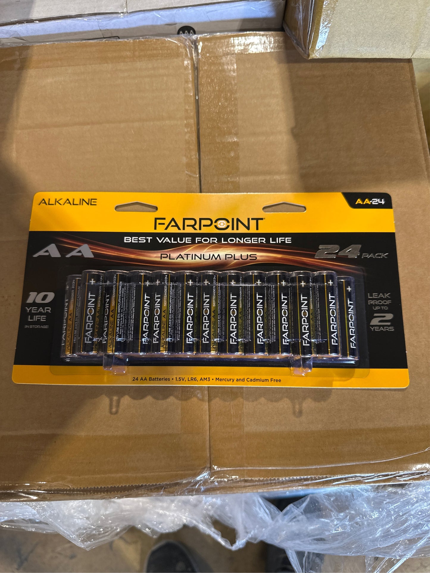 AA Alkaline Battery 24-Pack Set