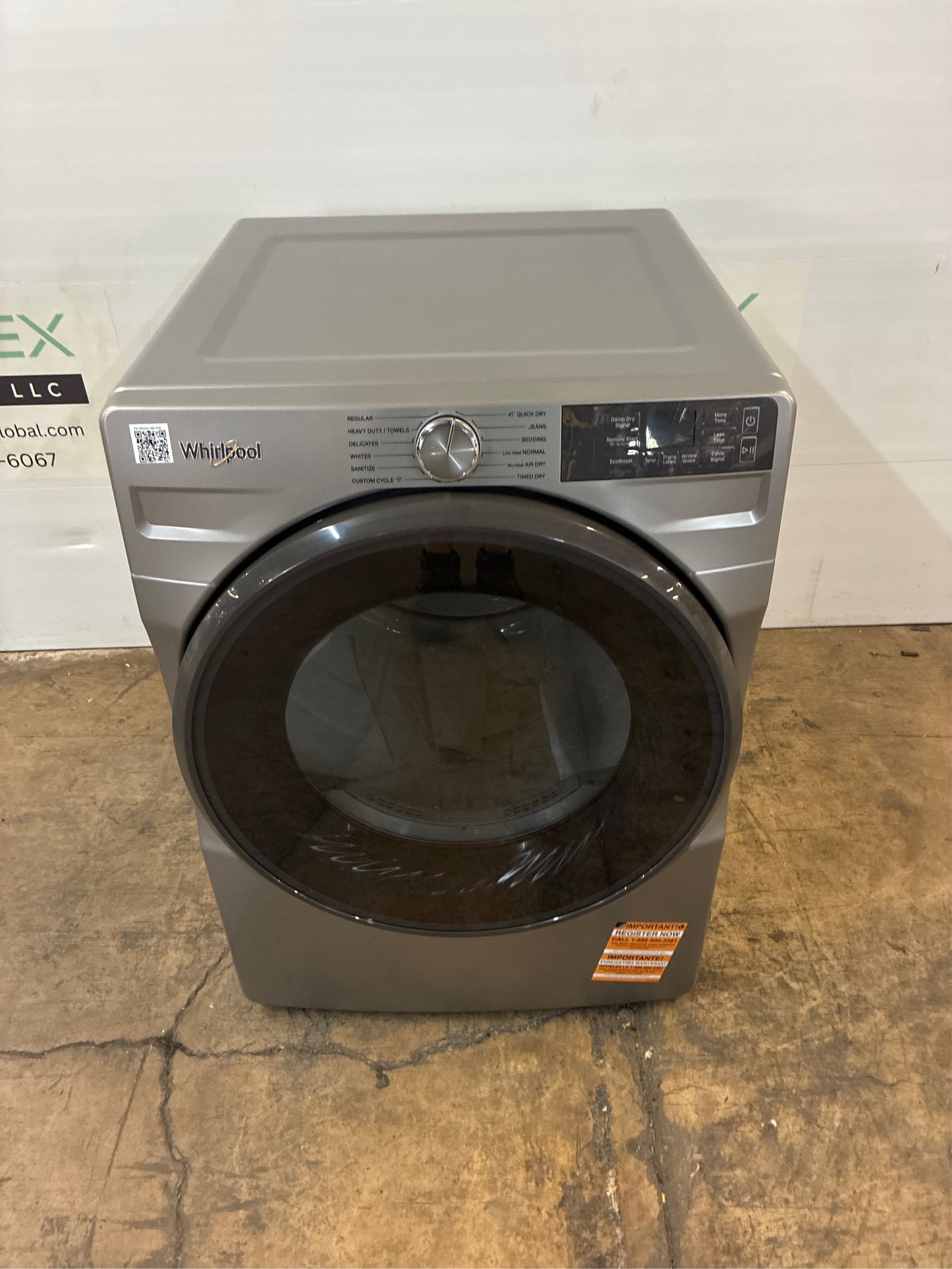 Whirlpool 7.4 cu. ft. Electric Dryer in Silver