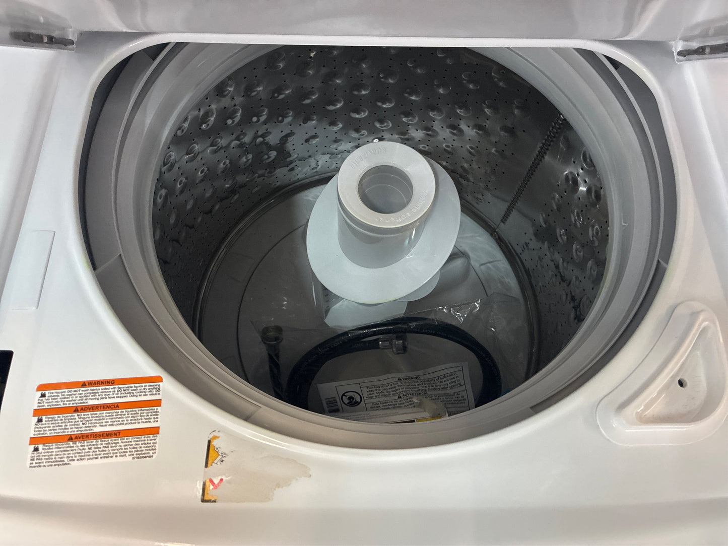 GE Washer & Electric Dryer Combo, White