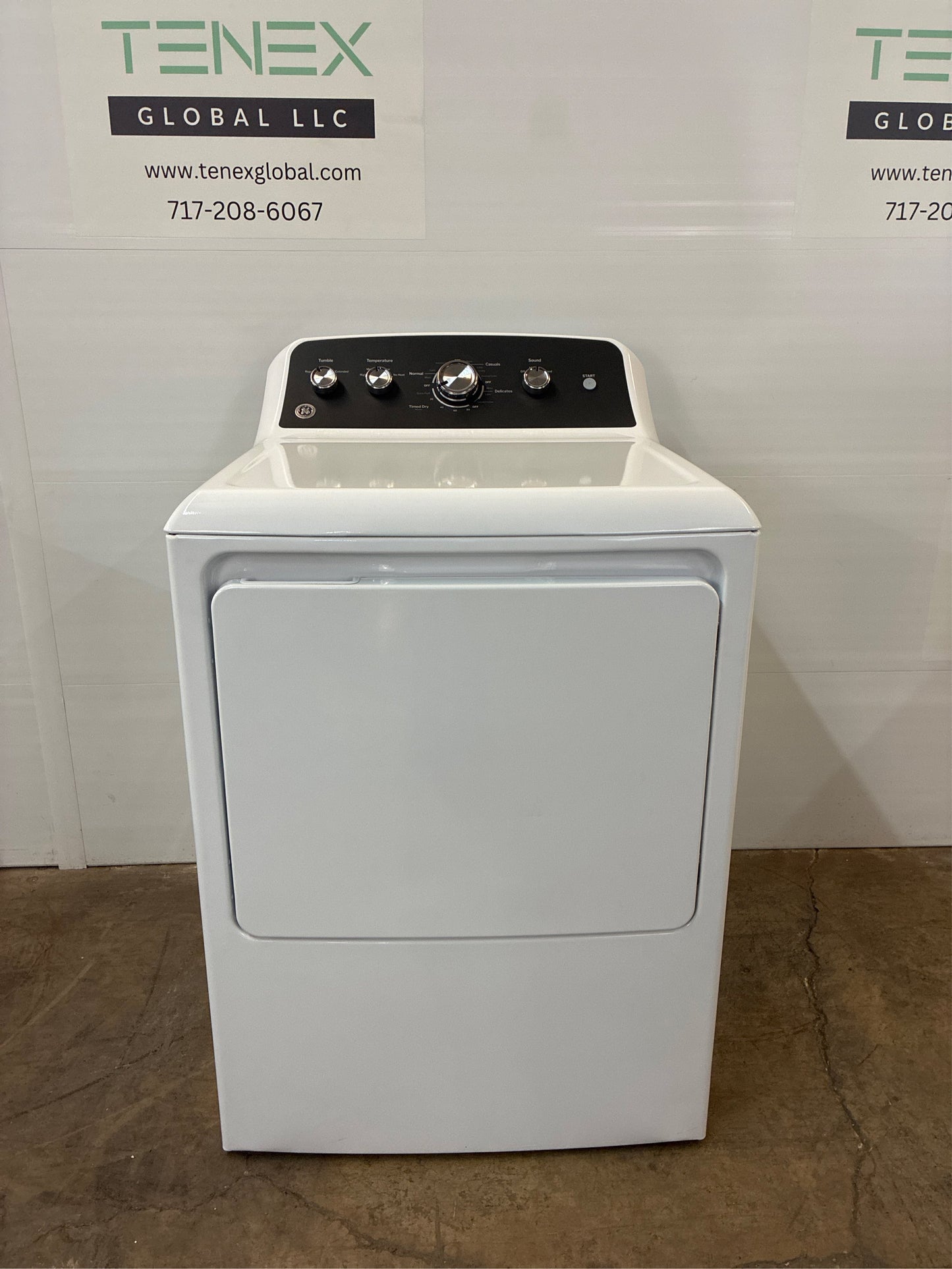 GE 7.2-cu ft Vented Gas Dryer ( White )