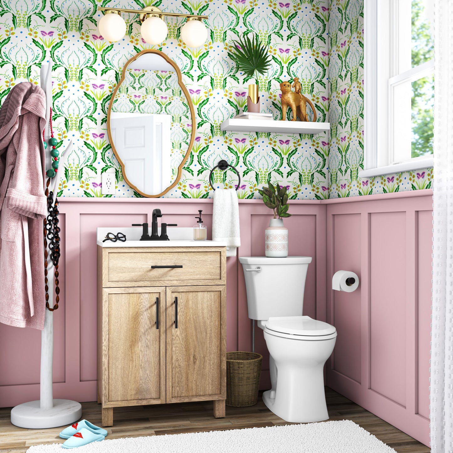 Style Selections Dolton 24-in Oak Bathroom Vanity