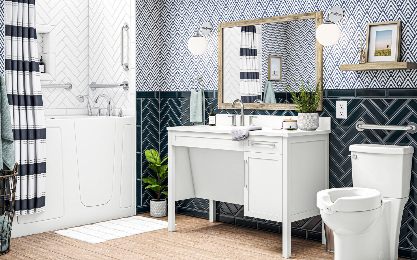 American Standard Clean White Elongated Toilet