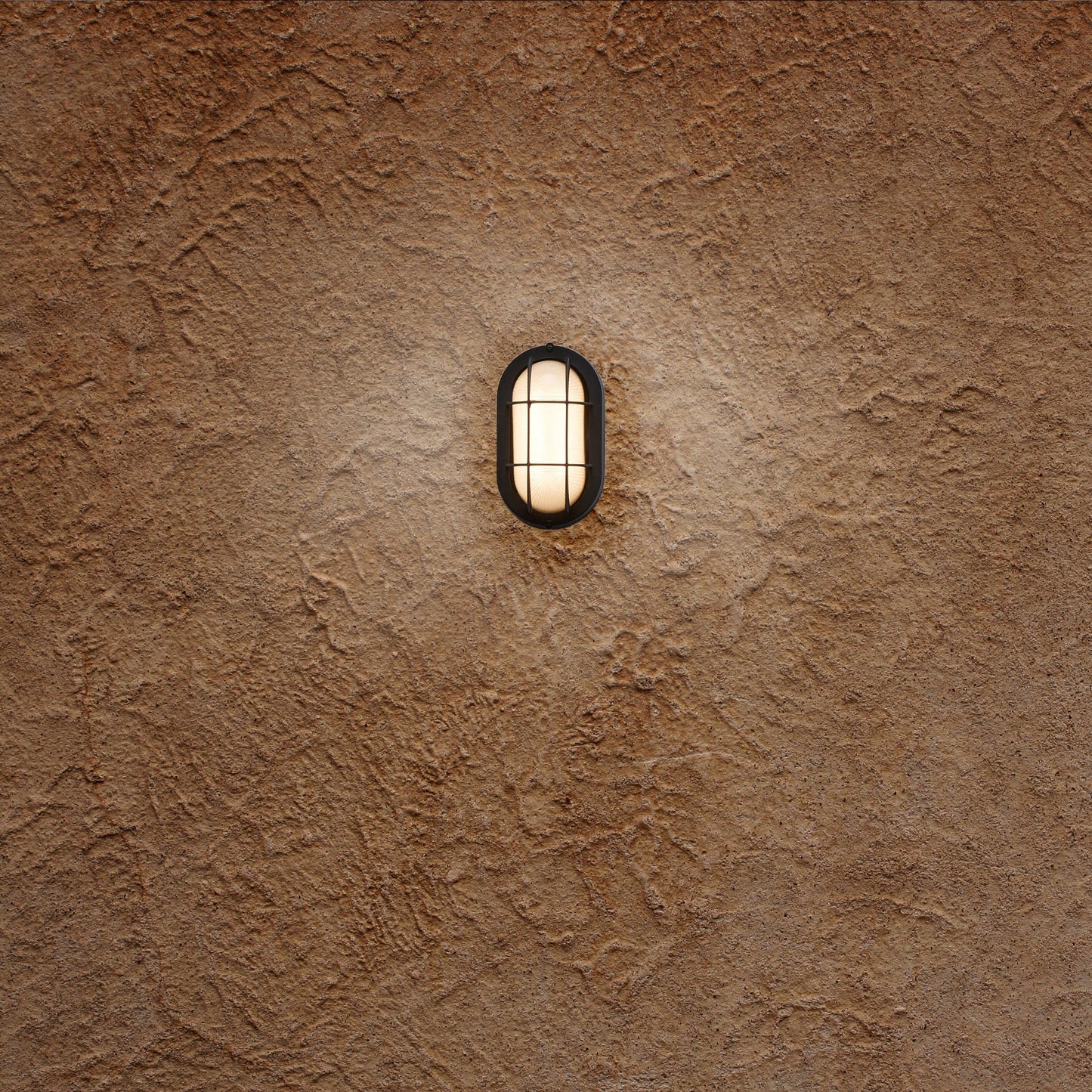 8.27-in H Matte Black LED Wall Light