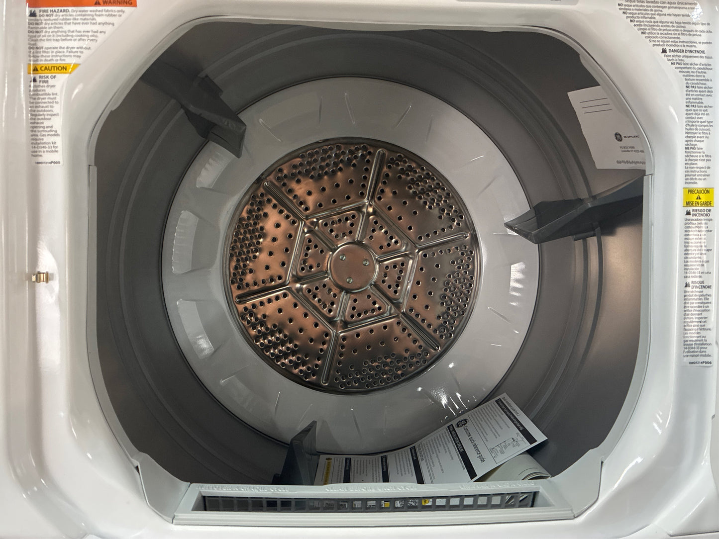 3.8 cu ft Washer 5.9 Gas Dryer Combo White