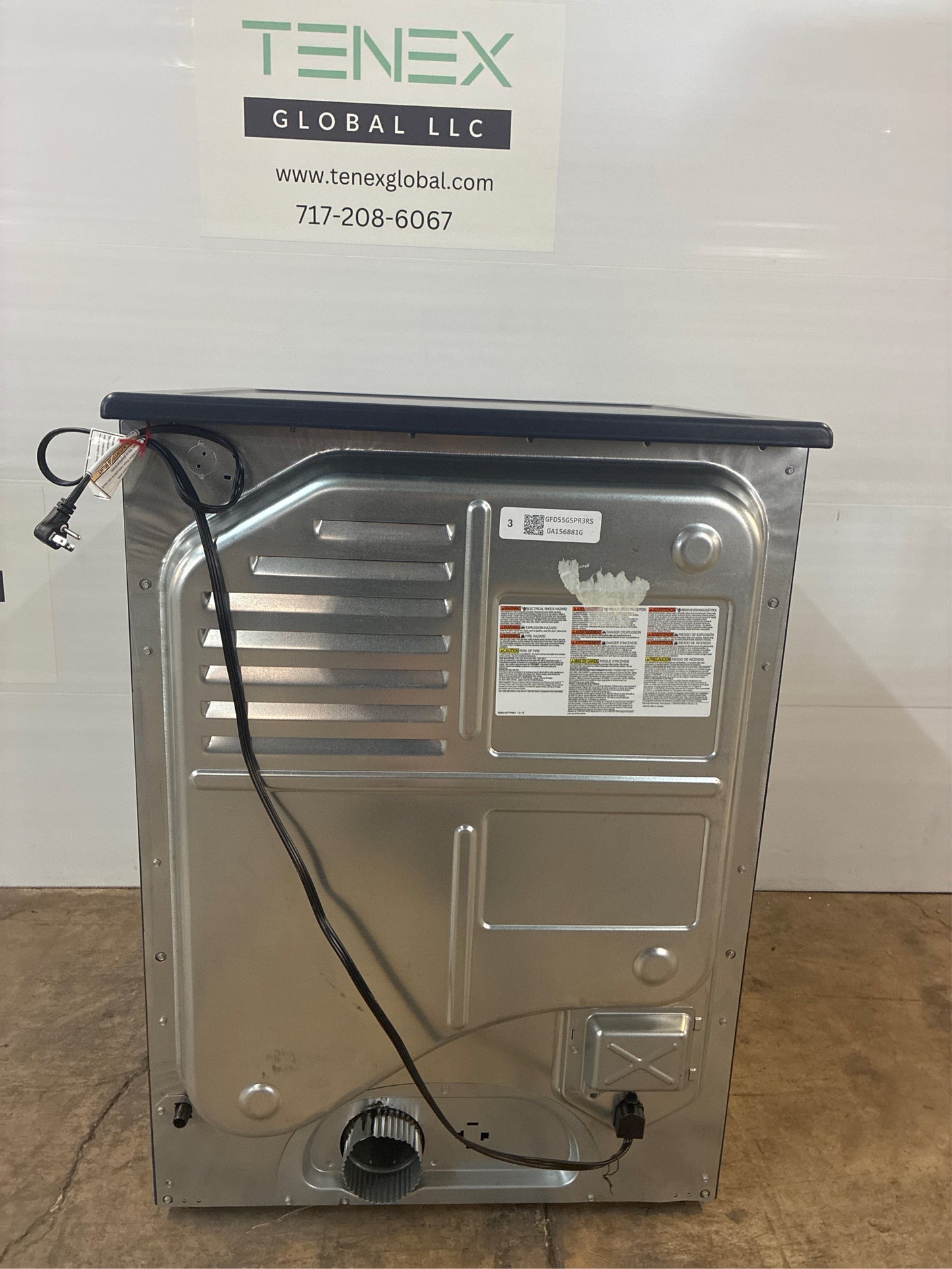 GE 7.8-cu ft Smart Gas Dryer (Sapphire Blue)