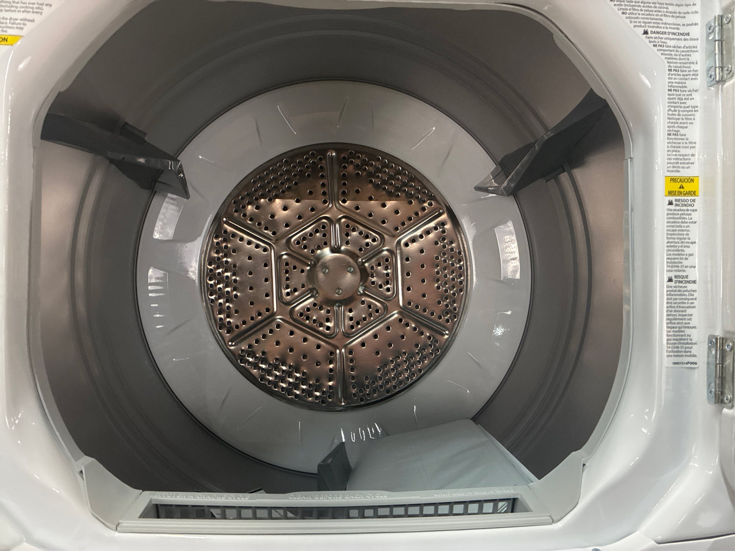 3.8 cu. ft Washer 5.9 Gas Dryer White