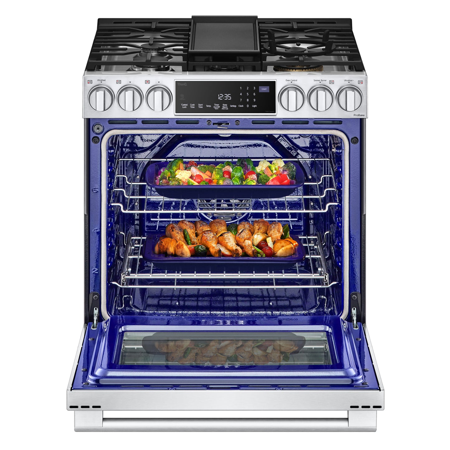 LG STUDIO 30" 5-Burner Gas Range