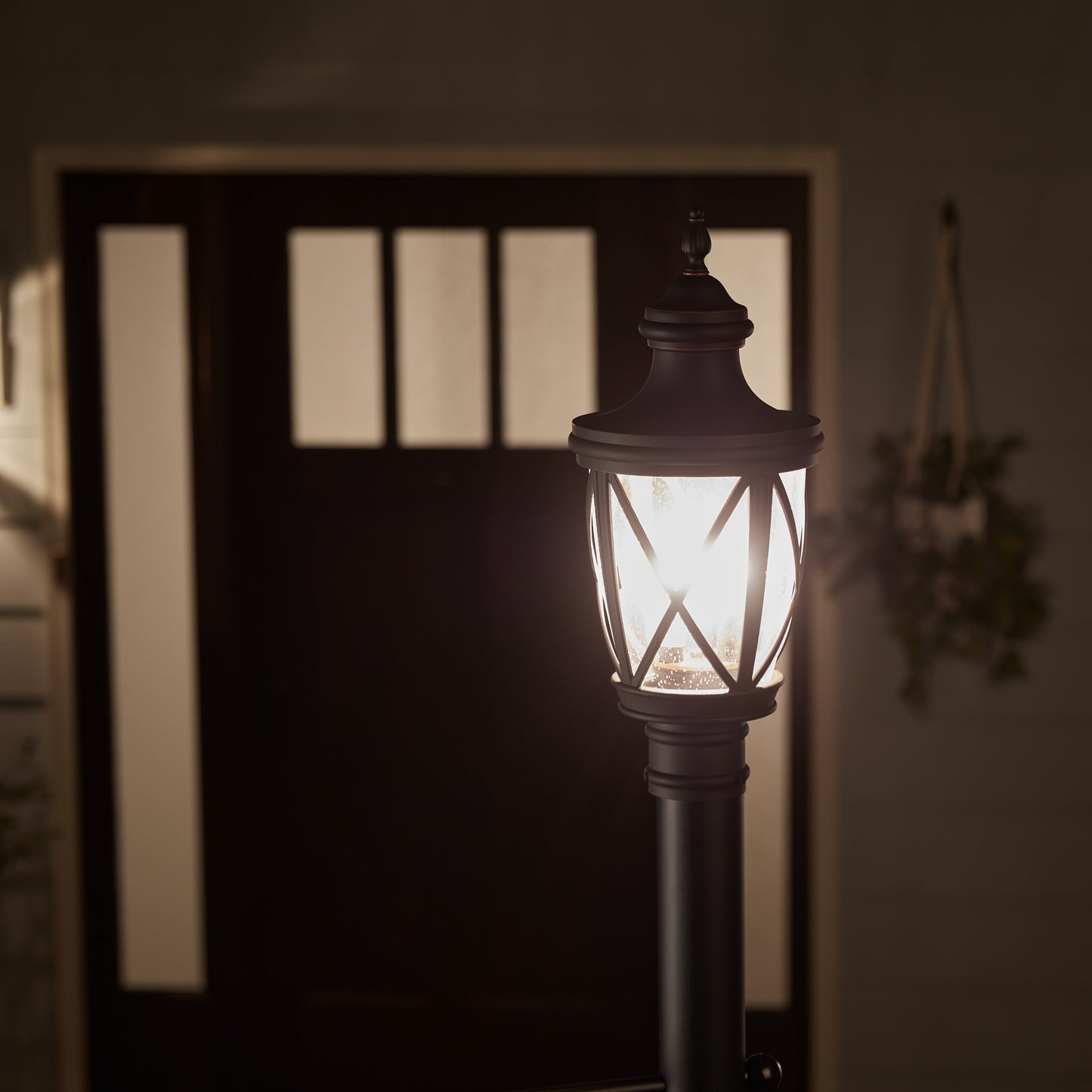 allen + roth Castine 19.5" Bronze Lantern
