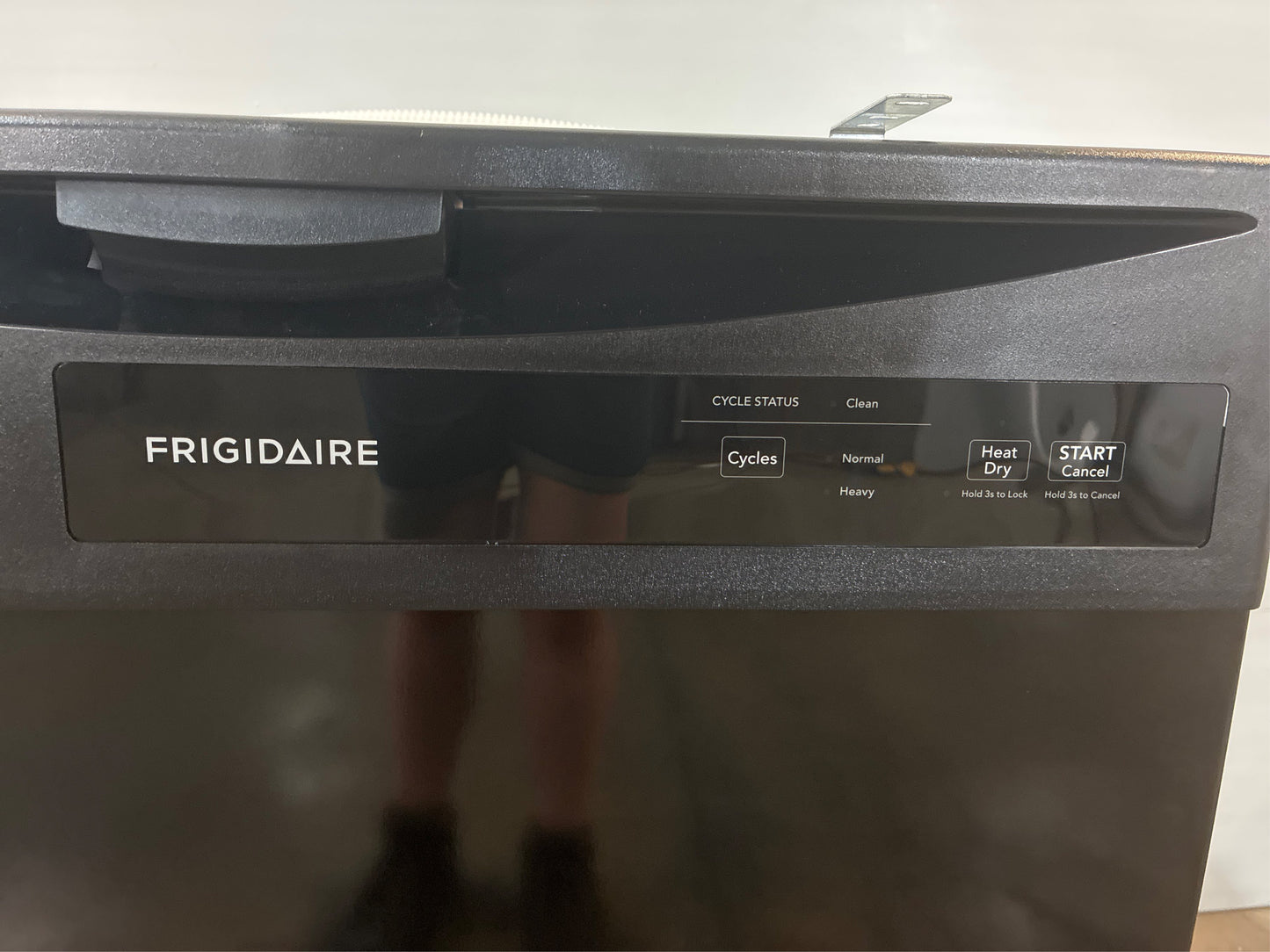 24" Black Front Control Smart Dishwasher