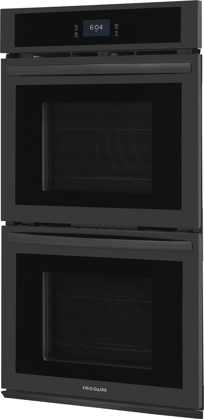 Frigidaire 27-in Double Wall Oven (Black)