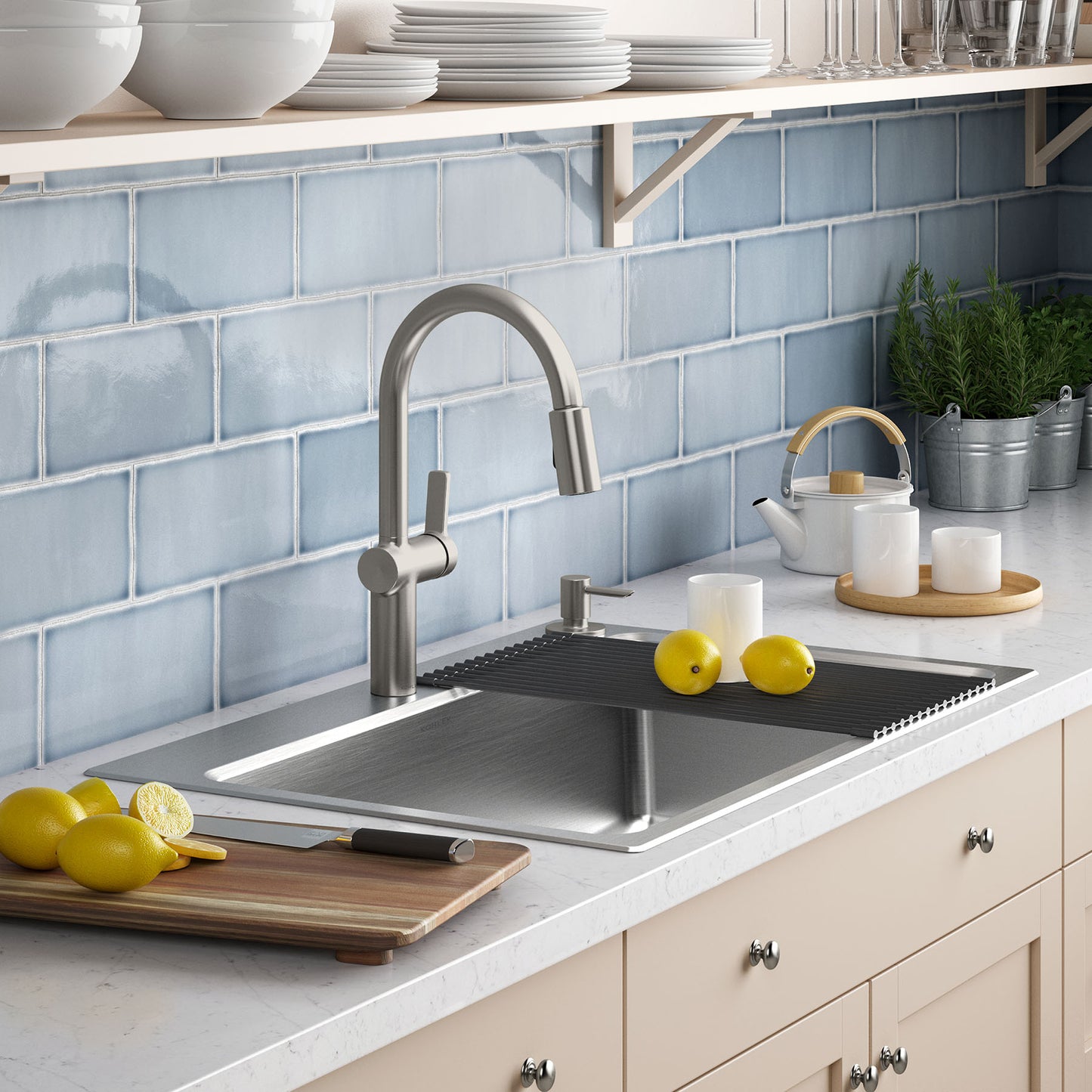 KOHLER Prologue 33"x22" Workstation Sink