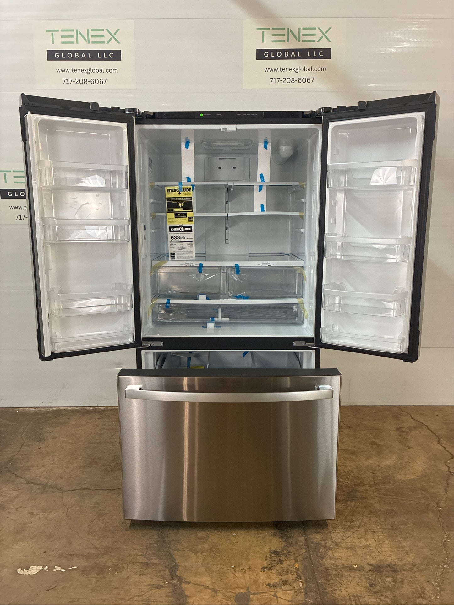 GE French Door Refrigerator, 27-cu ft