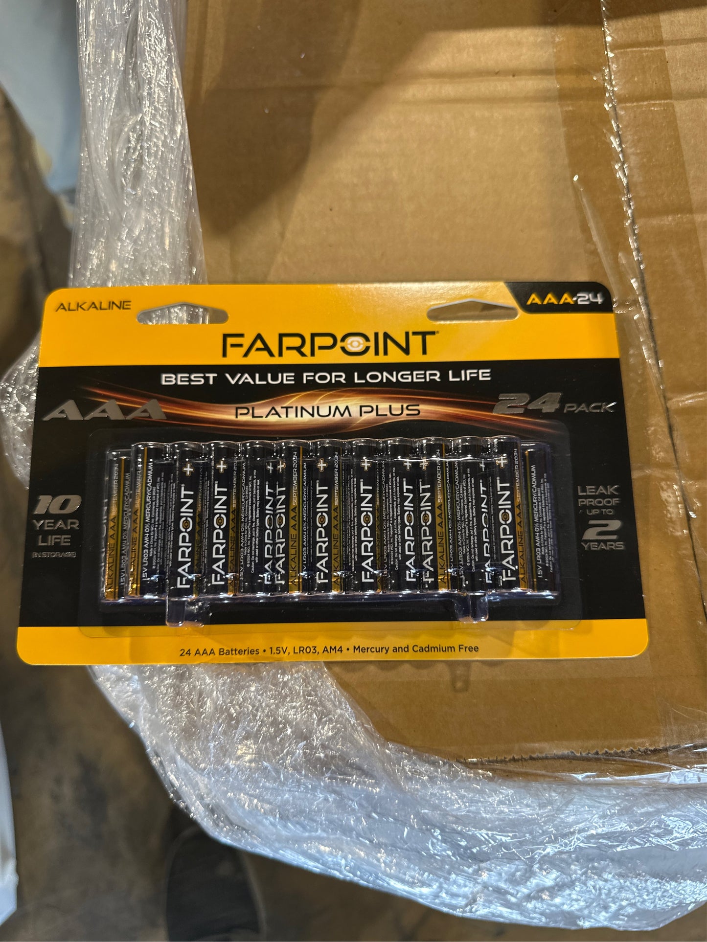 Farpoint AAA 24pk Batteries