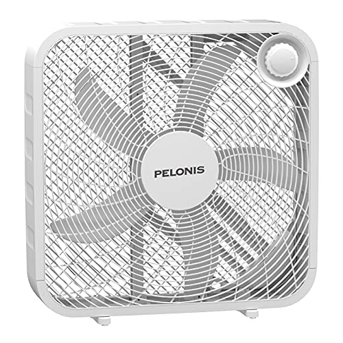 PELONIS PFB50A2BWW 3-Speed Box Fan