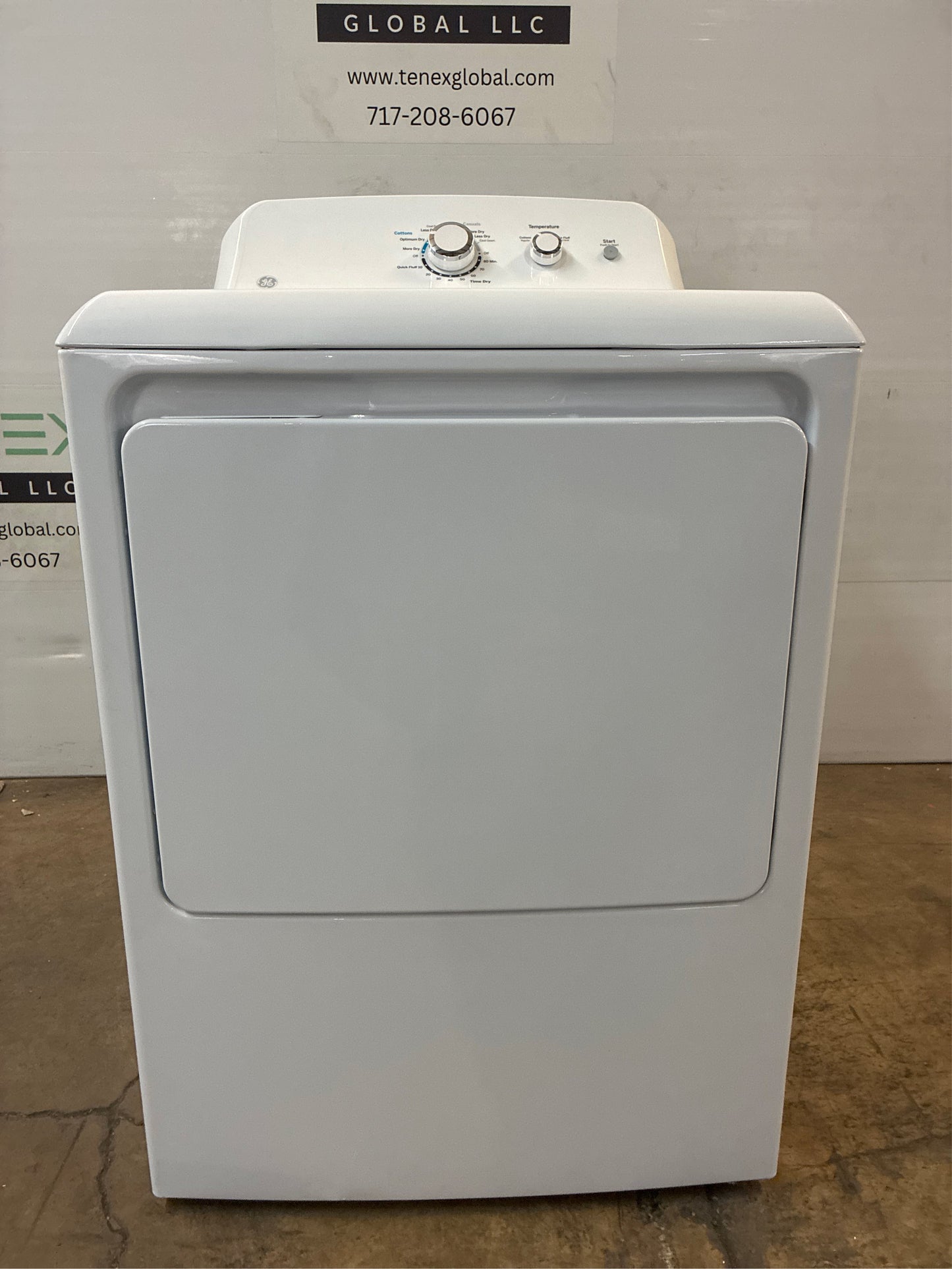 GE 6.2 cu. ft. Gas Dryer in White