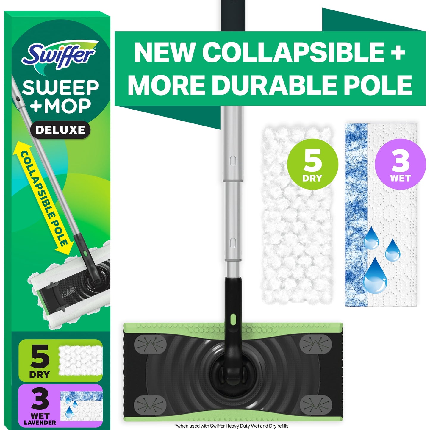 Swiffer Deluxe 2-in-1 Sweep Mop Kit