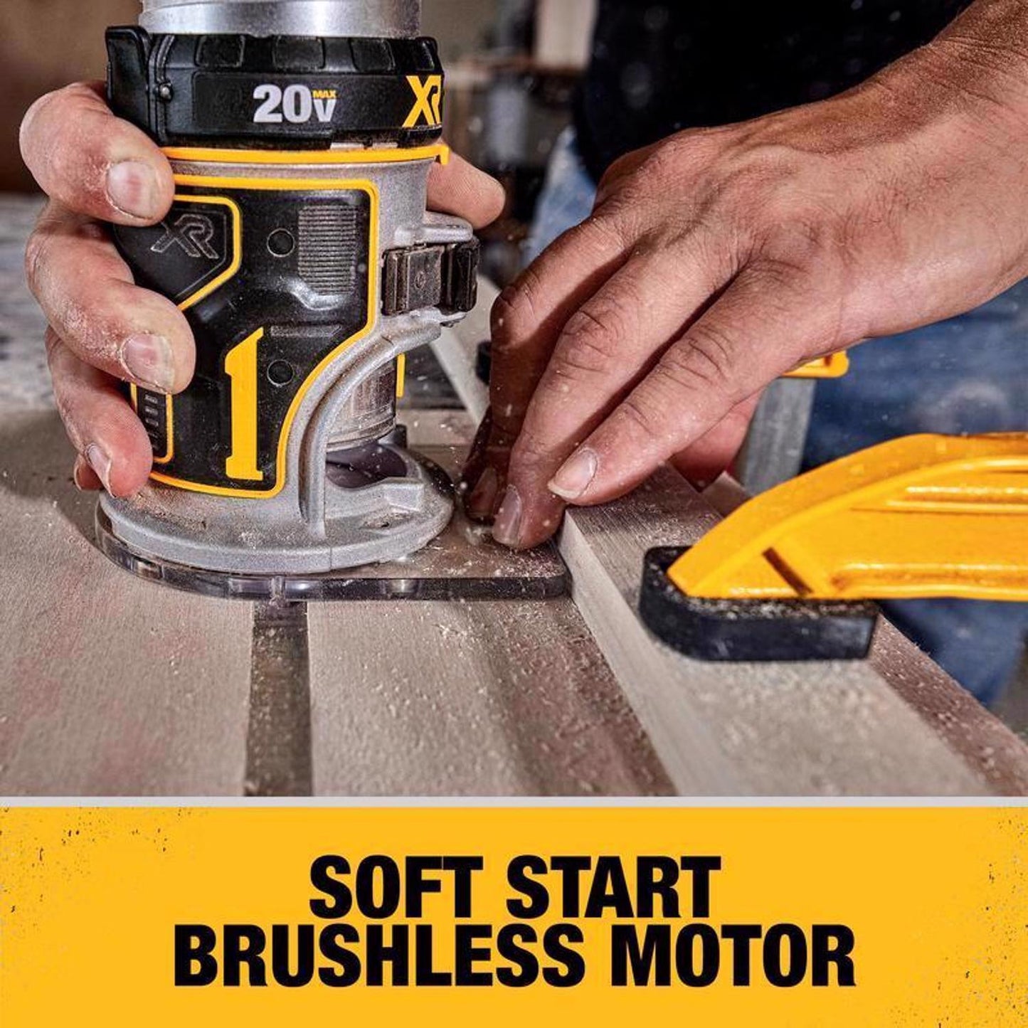 USED DEWALT 20V MAX XR Cordless Router Tool