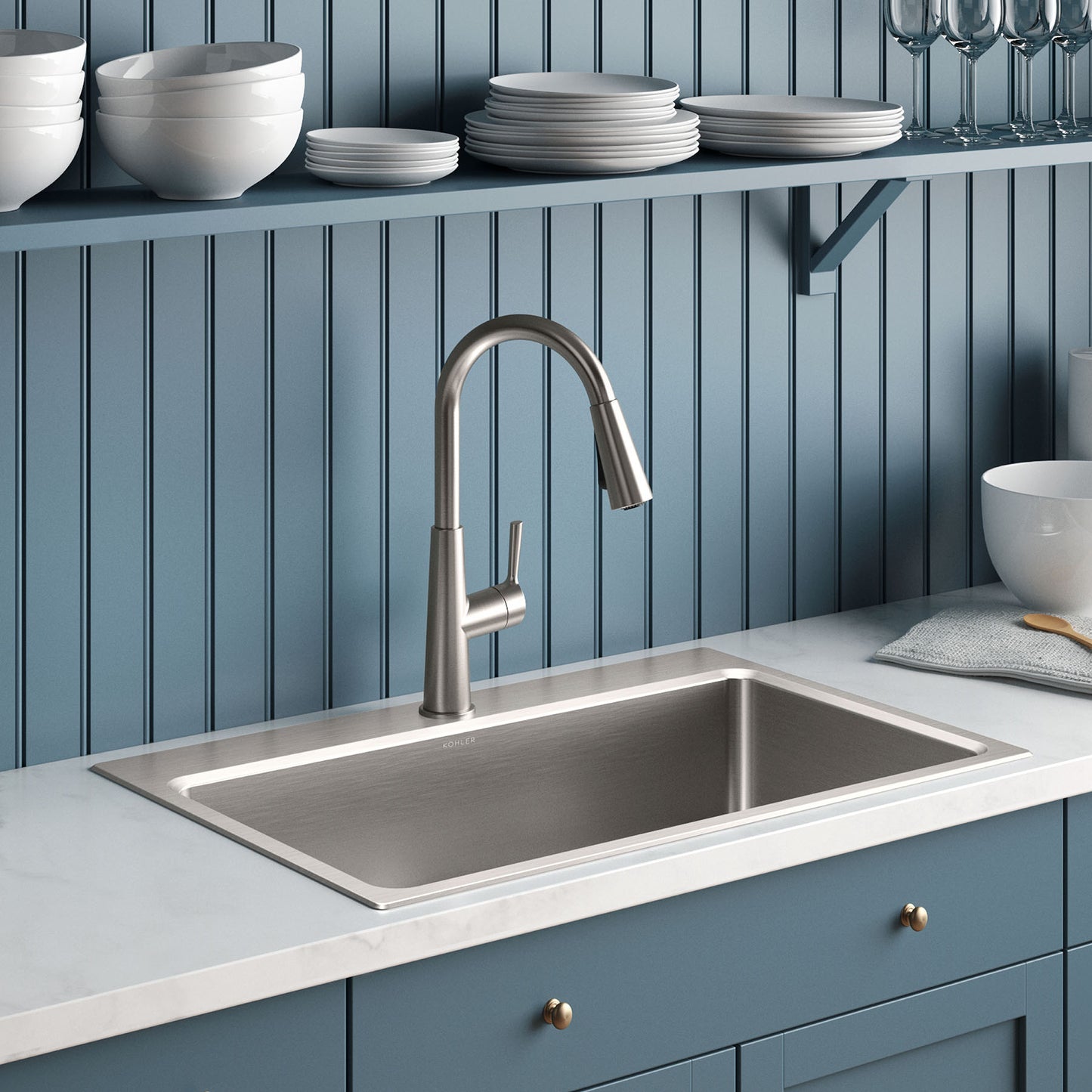 KOHLER Prologue 33x22 Sink All-in-One Kit