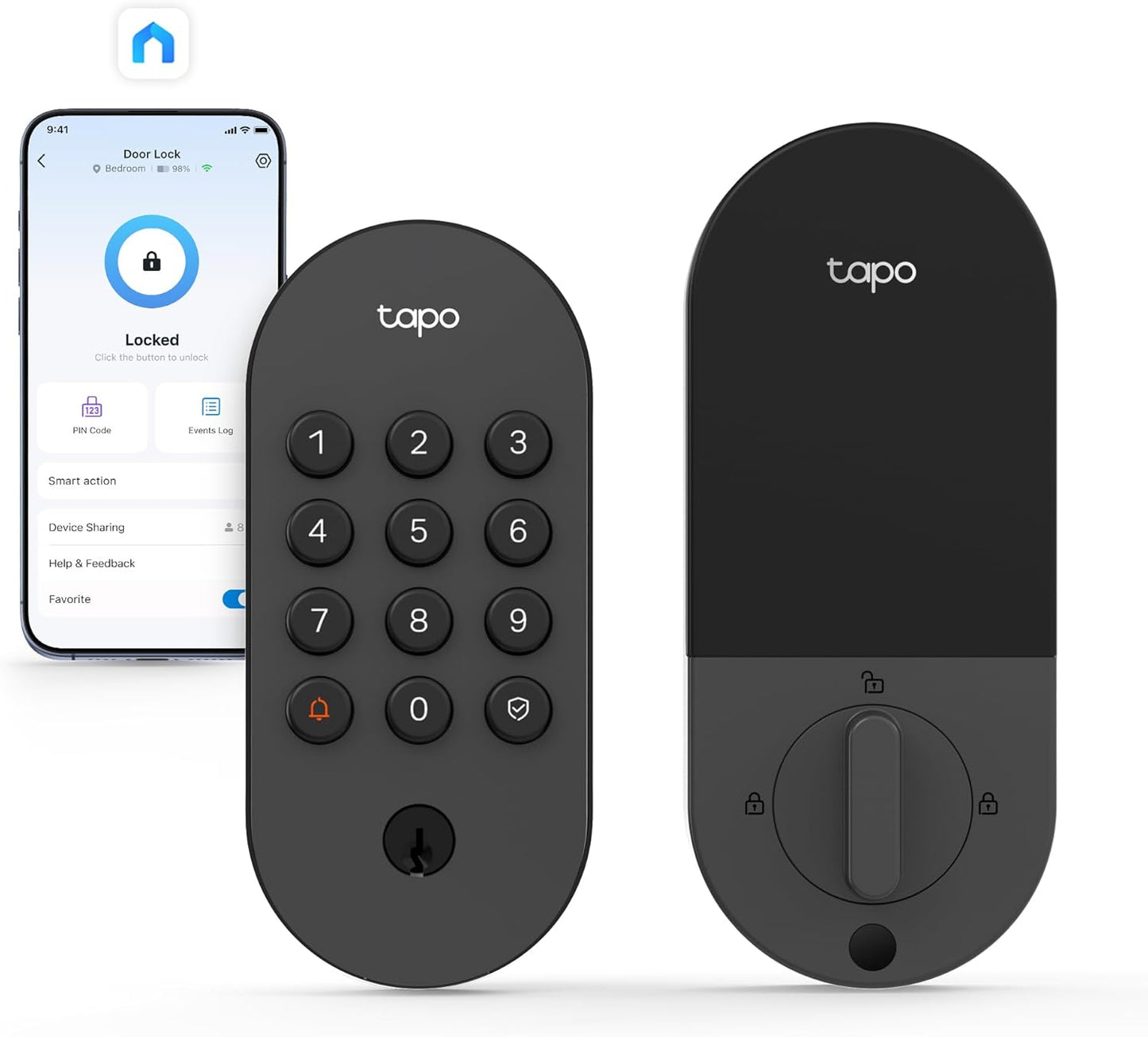 Tapo Wi-Fi Deadbolt Lock – Keyless, DL100