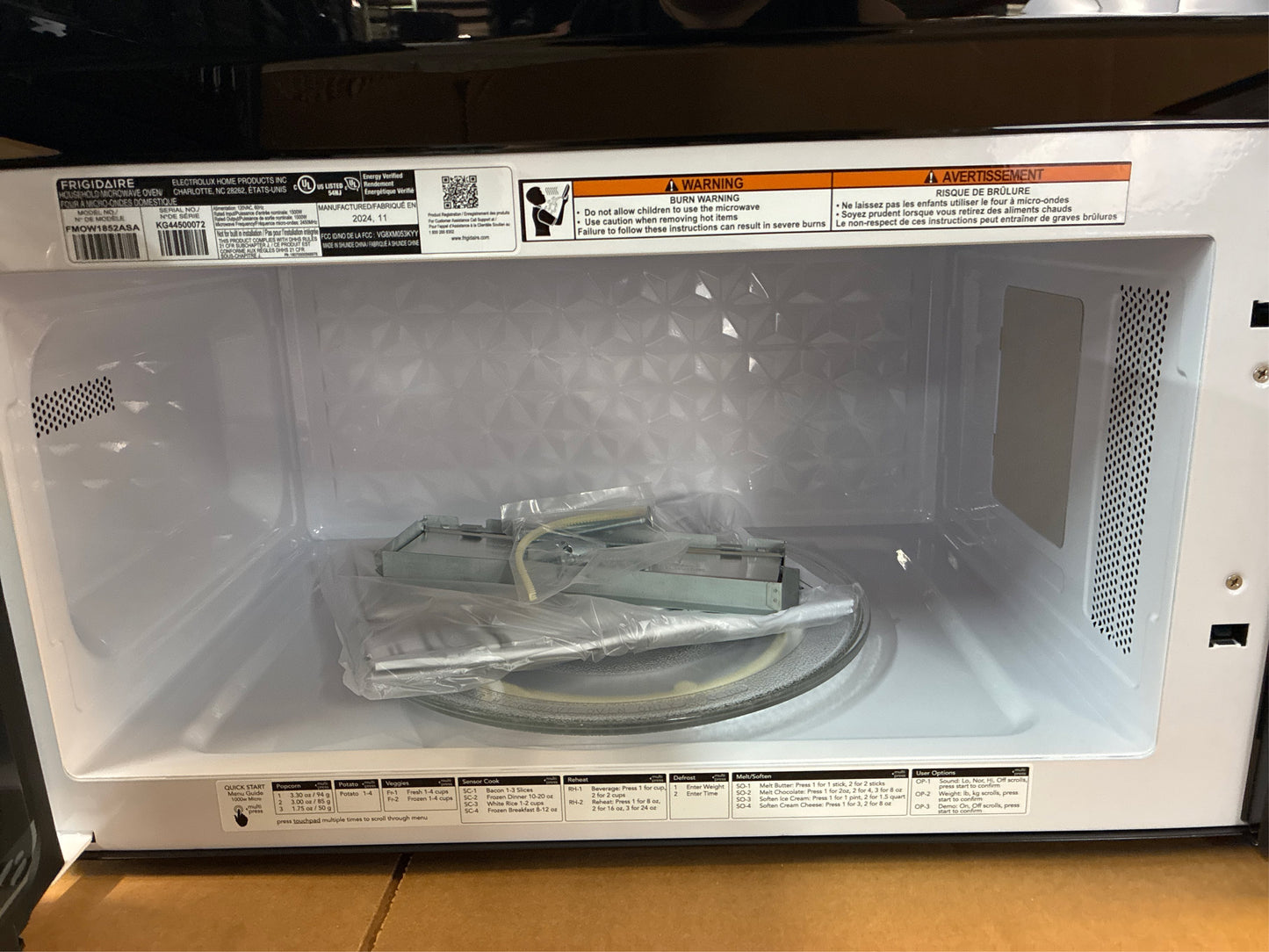 1.8 cu. ft. Over Range Microwave Steel