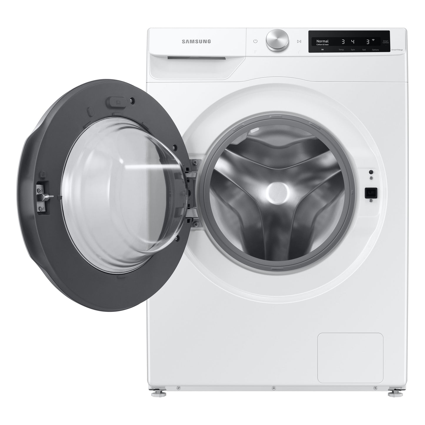 Samsung 2.5-cu ft Smart Front Load Washer (White)