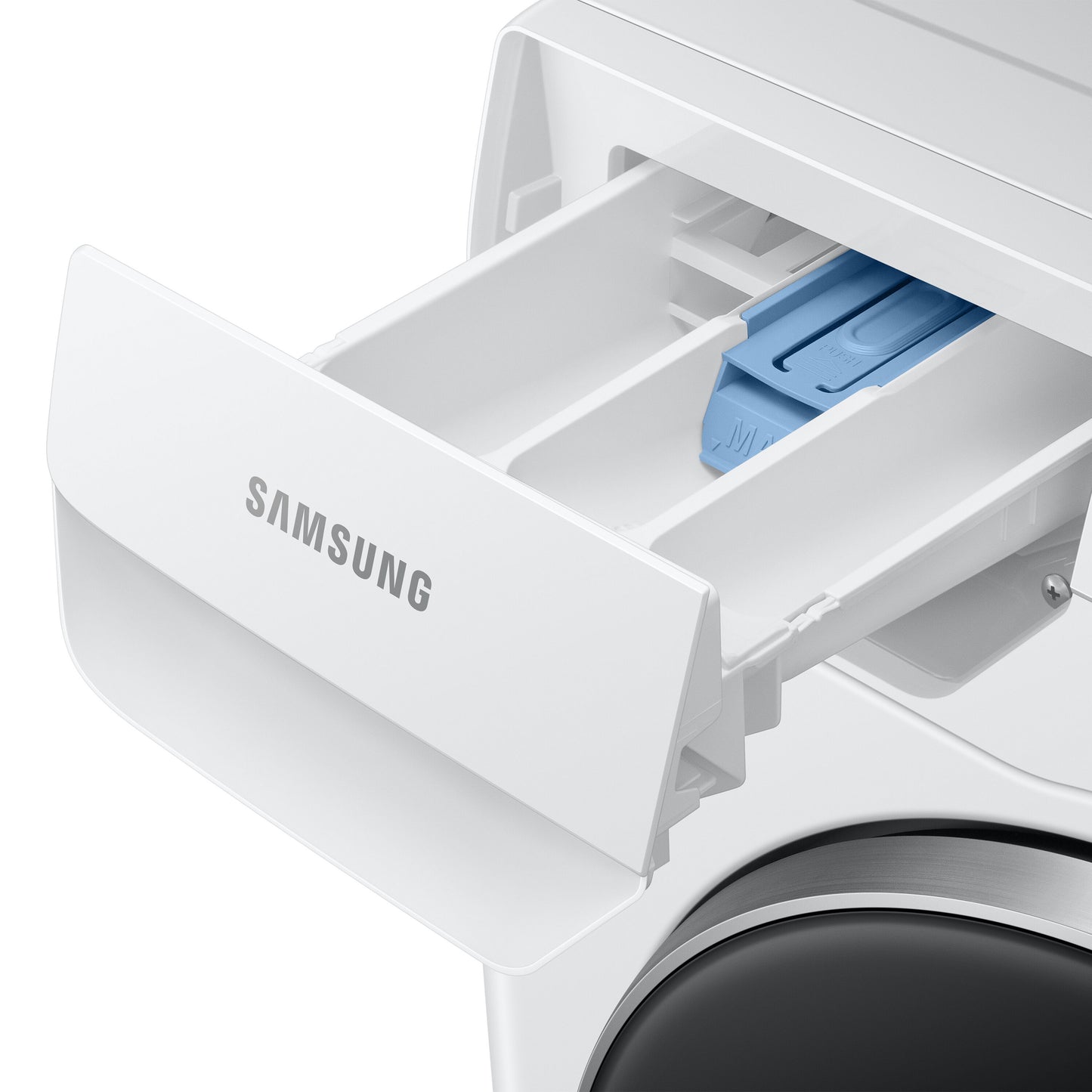 Samsung 2.5-cu ft Smart Front Load Washer (White)